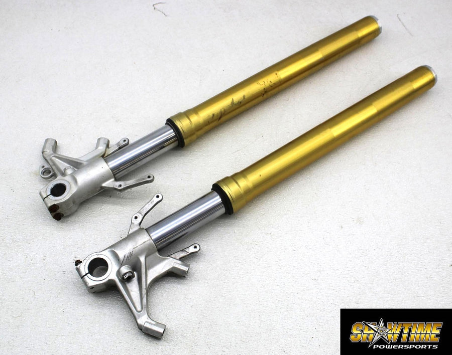 10-14 APRILIA RSV4 FRONT FORKS SHOCK SUSPENSION SET PAIR (STRAIGHT) (READ)