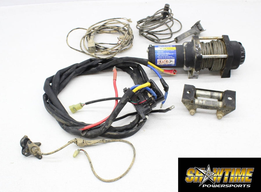 15-22 CF-MOTO ZFORCE 800 EX EPS FRONT 3000LB WINCH PULLEY CABLE WIRES SWITCH