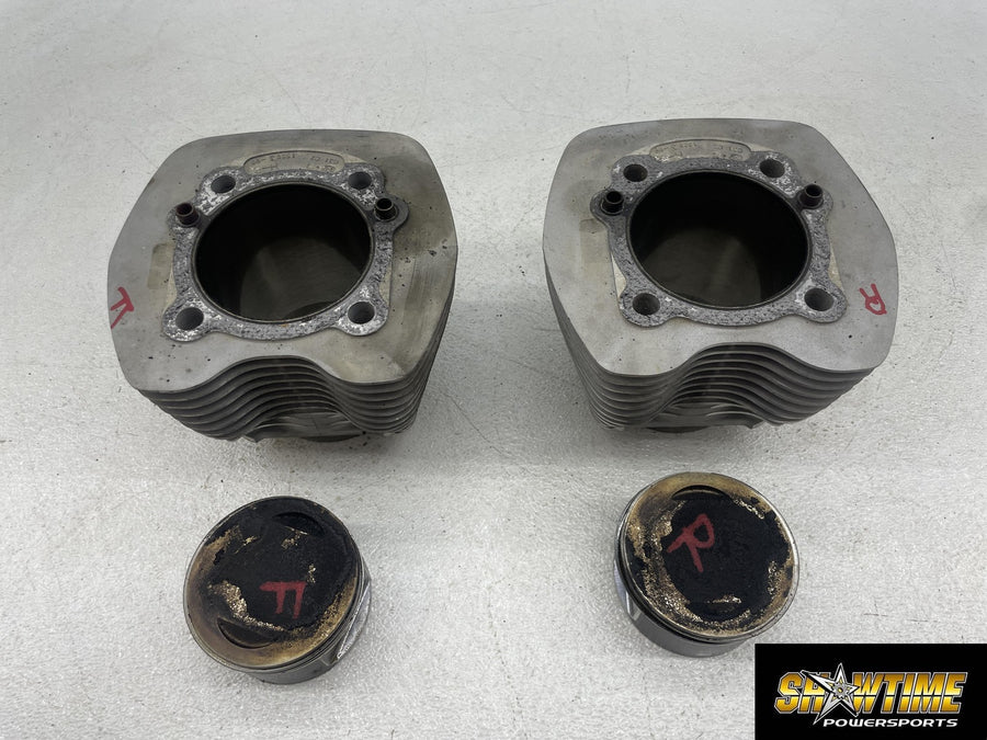01-06 HARLEY-DAVIDSON SOFTAIL STANDARD FXSTI ENGINE MOTOR PISTON CYLINDERS BLOCK