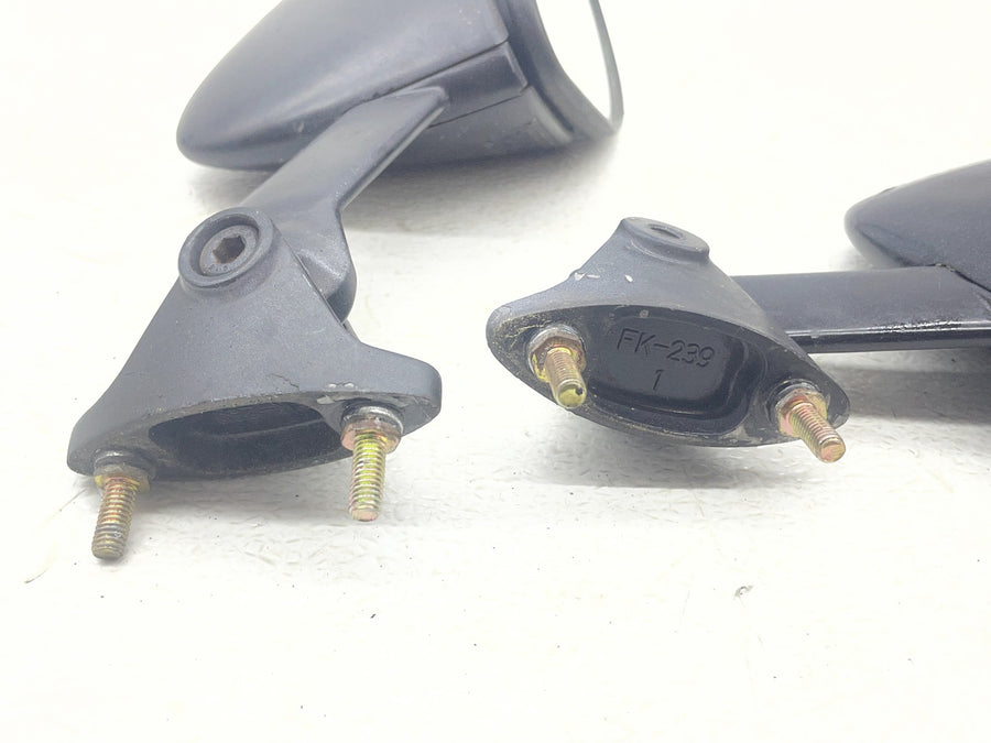 02-05 KAWASAKI NINJA ZX12R REAR VIEW MIRROR SET PAIR MIRRORS