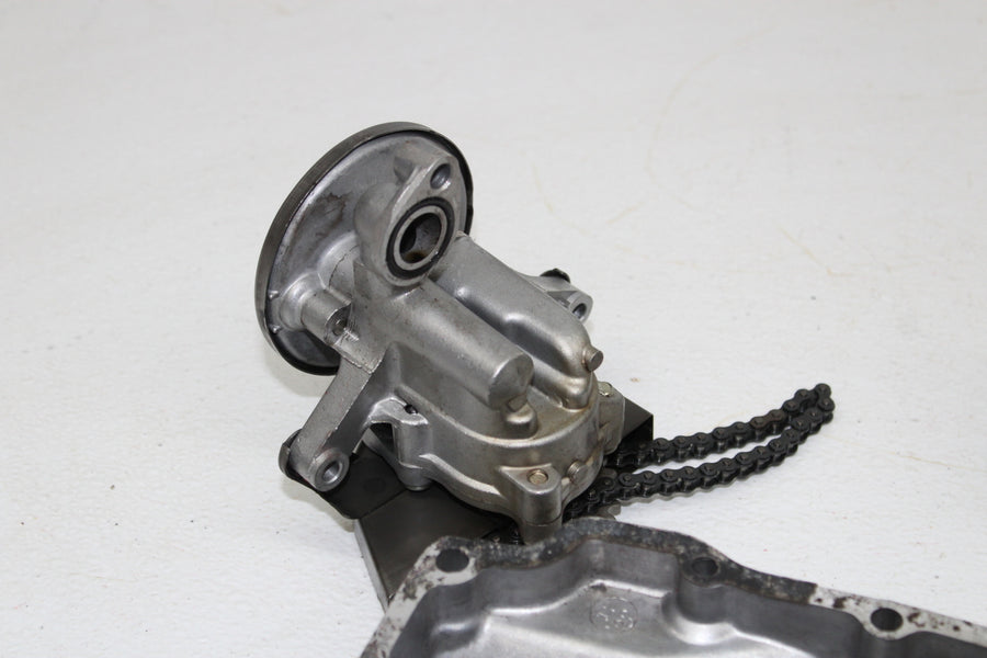 85-86 YAMAHA MAXIM 700 XJ700 ENGINE MOTOR BOTTOM OIL PAN COVER W OIL PUMP