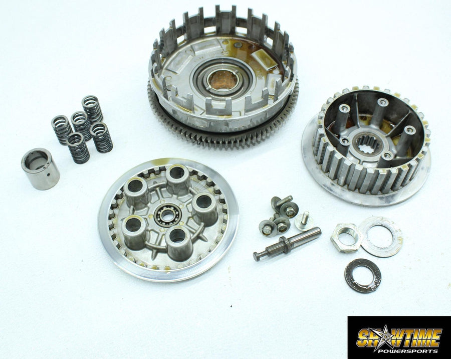 07-09 KAWASAKI VERSYS 650 KLE650 CLUTCH BASKET HUB PESSURE PLATE ASSY