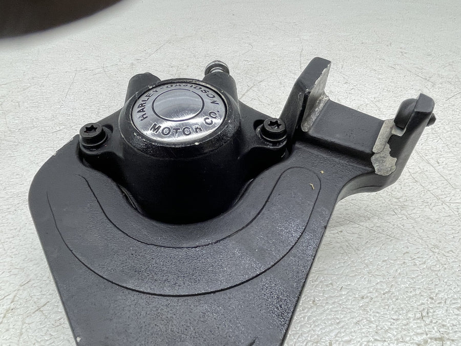 87-92 HARLEY-DAVIDSON LOW RIDER FXLR REAR BACK BRAKE CALIPER W MOUNT BRACKET