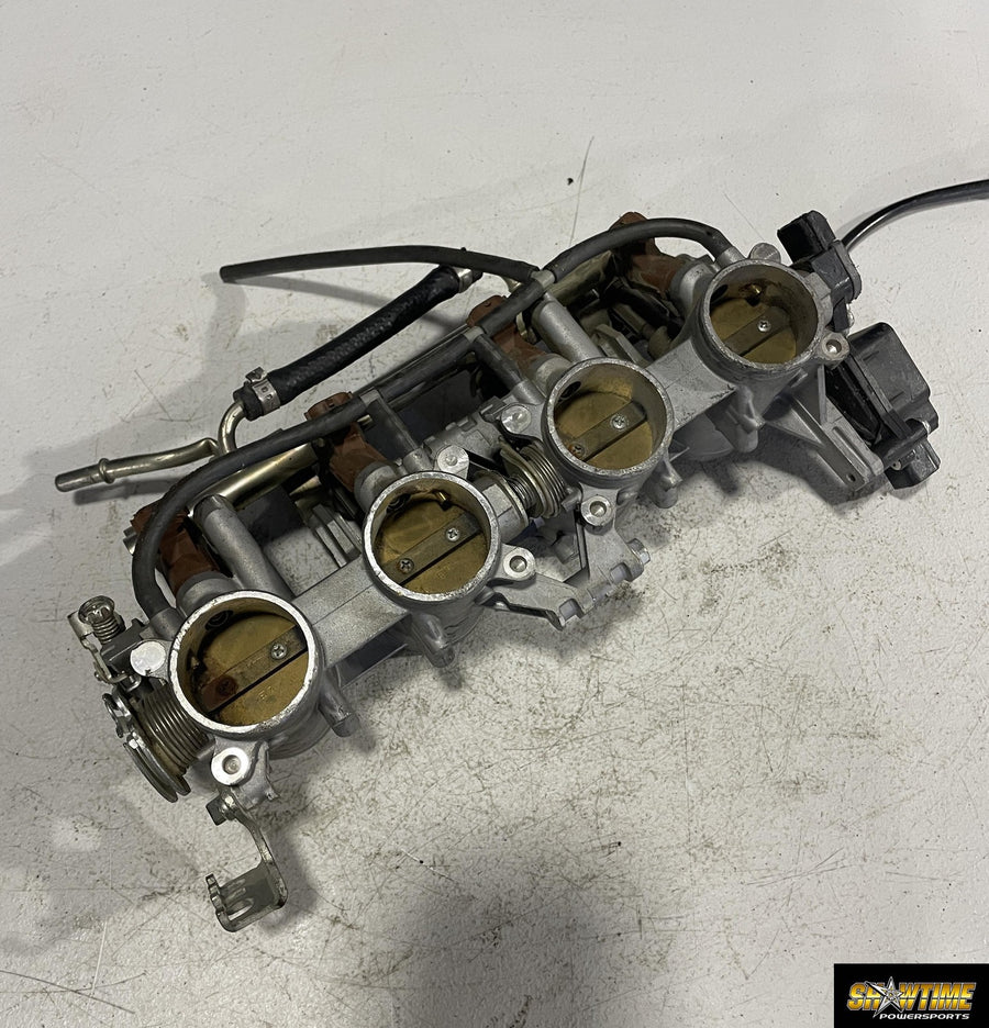 06-07 SUZUKI GSXR600 THROTTLE BODY BODIES FUEL INJECTORS STVA TPS 13405-01H11