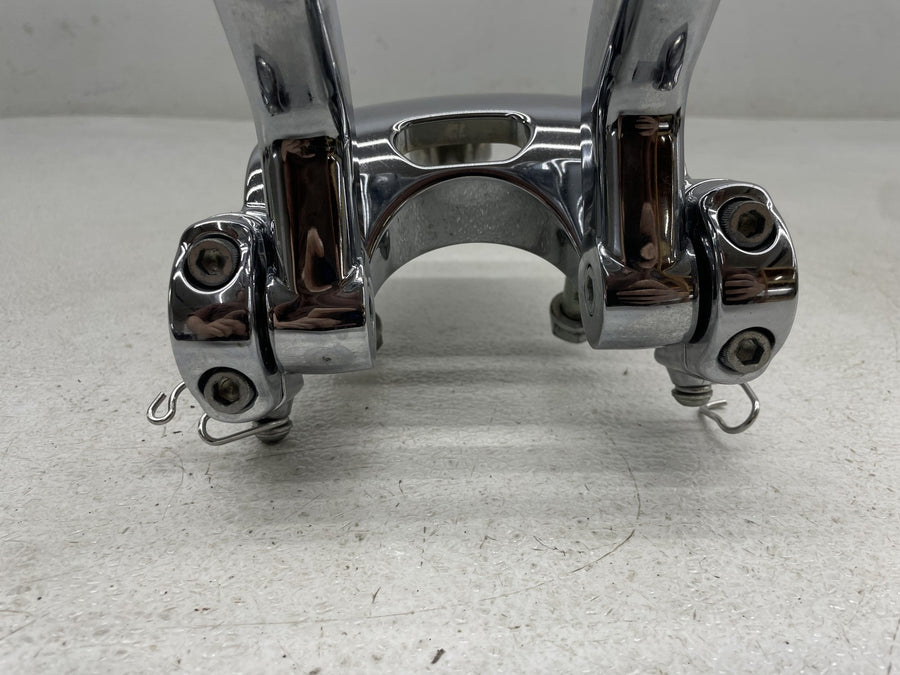 12-17 HARLEY-DAVIDSON DYNA LOW RIDER FXDL HANDLEBAR RISERS W/ HEADLIGHT MOUNT
