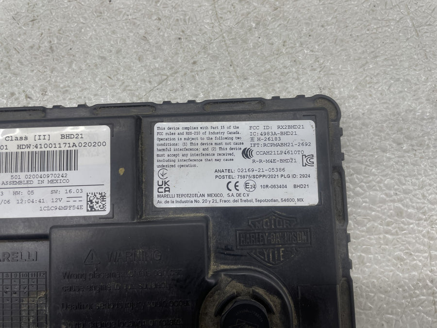 24-26 HARLEY-DAVIDSON ROAD GLIDE FLTRX BCM BODY CONTROL MODULE