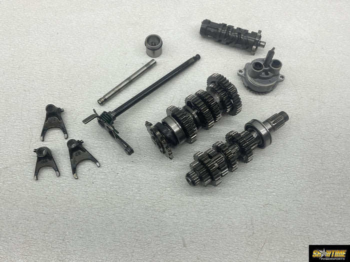 88-07 KAWASAKI NINJA 250 EX250 ENGINE TRANSMISSION GEARS OUTPUT MAIN SHAFT
