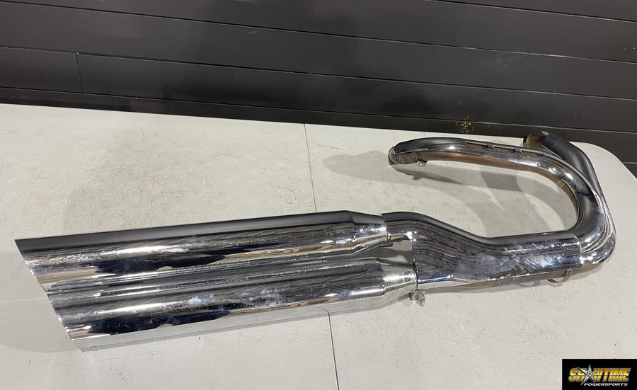 07-11 HARLEY-DAVIDSON DYNA WIDE GLIDE FXDWG MUFFLER EXHAUST SILENCER HEADER PIPE