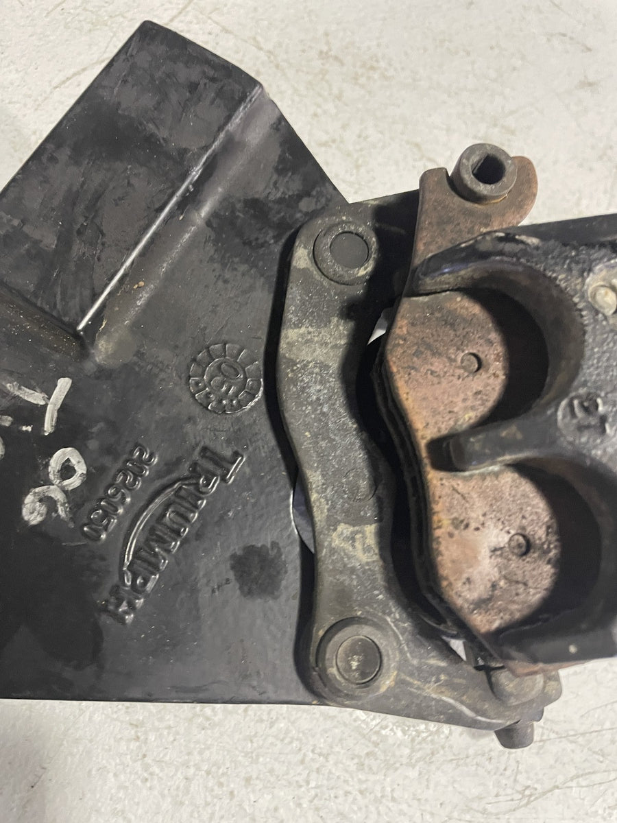 2006 TRIUMPH TIGER REAR BACK BRAKE CALIPER W MOUNT BRACKET