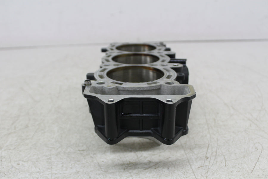 22 TRIUMPH STREET TRIPLE RS ENGINE MOTOR CYLINDER JUG W PISTONS