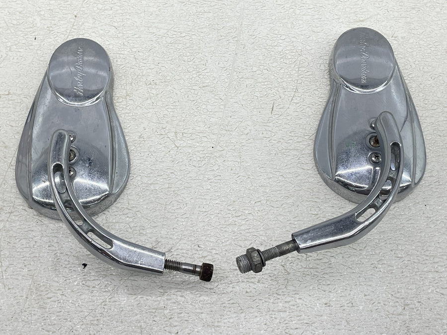 00-06 HARLEY-DAVIDSON SOFTAIL FXST SPLIT VISION REAR VIEW MIRROR SET PAIR MIRROR