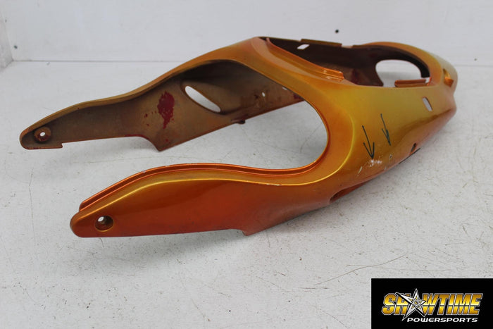 00-01 KAWASAKI NINJA ZX9R REAR BACK TAIL FAIRING COWL SHROUD (DAMAGE)