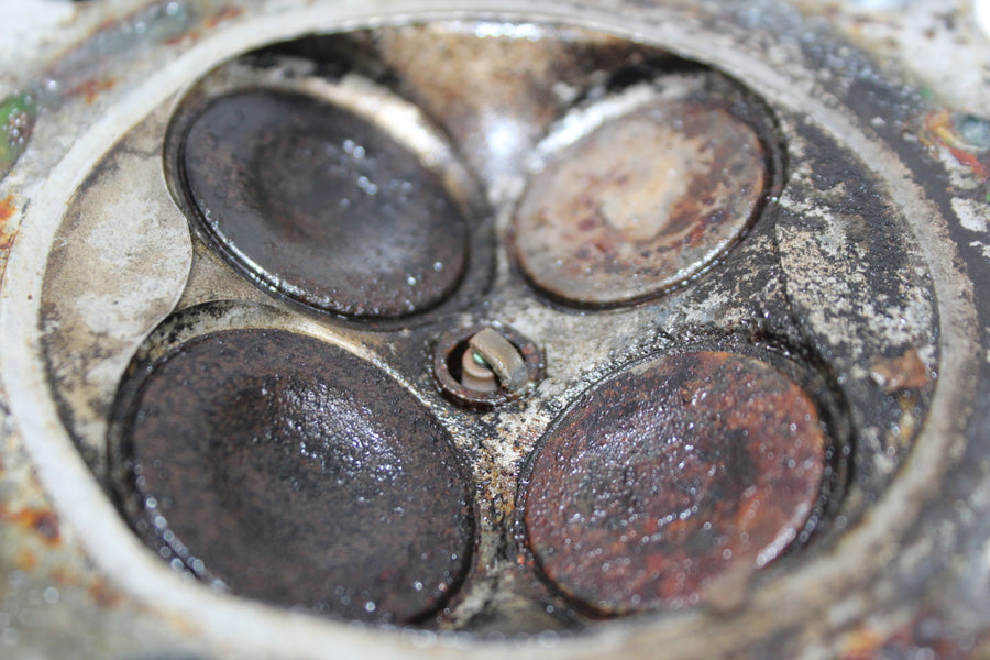 1978 HONDA CX500 ENGINE TOP END CYLINDER HEAD CAMS VALVES COVER