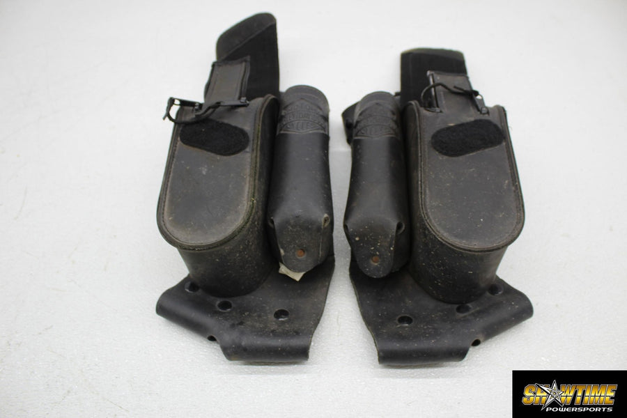 00-06 HARLEY-DAVIDSON ROAD KING CLASSIC FLHRCI STORAGE COMPARTMENT POCKET PAIR