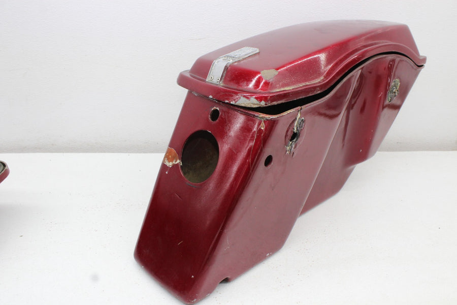 81 HARLEY-DAVIDSON TOUR GLIDE FLT LEFT RIGHT SIDE CARGO LUGGAGE SADDLEBAG BAGS