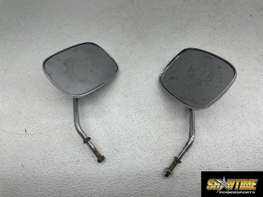 12-16 HARLEY-DAVIDSON STREET GLIDE FLHX REAR VIEW MIRROR SET PAIR MIRRORS