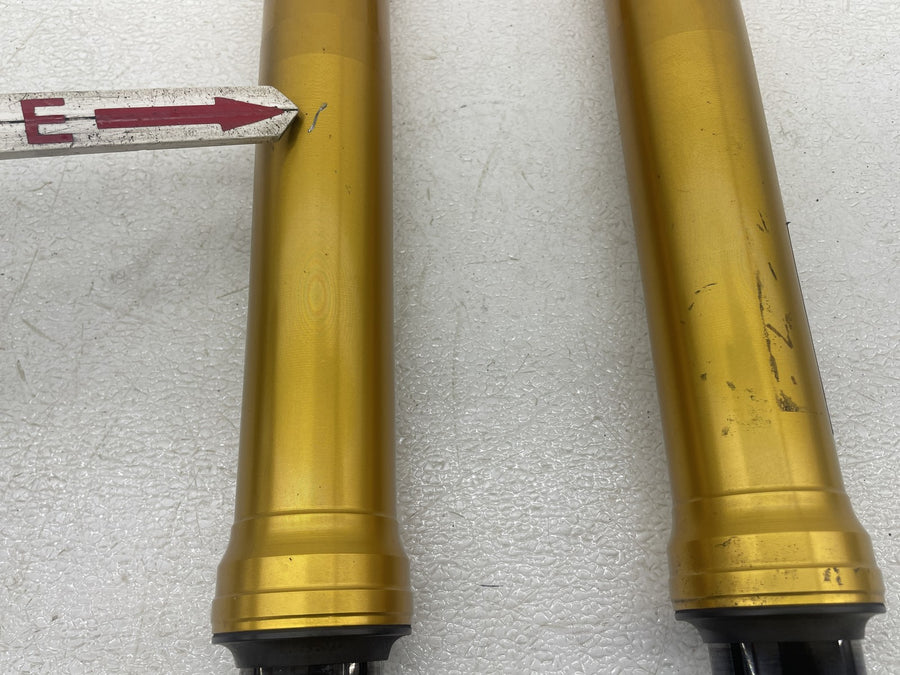 04-05 KAWASAKI NINJA ZX10R FRONT FORKS SHOCK SUSPENSION SET PAIR 44013-0005