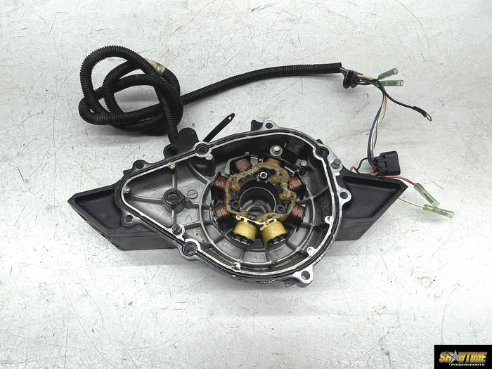 00-01 YAMAHA WAVERUNNER XL800 STATOR GENERATOR ALTERNATOR MAGNETO COVER