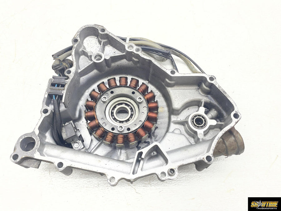 05-09 KAWASAKI BRUTE FORCE 750 KVF750 ENGINE MOTOR STATOR GENERATOR CASE COVER