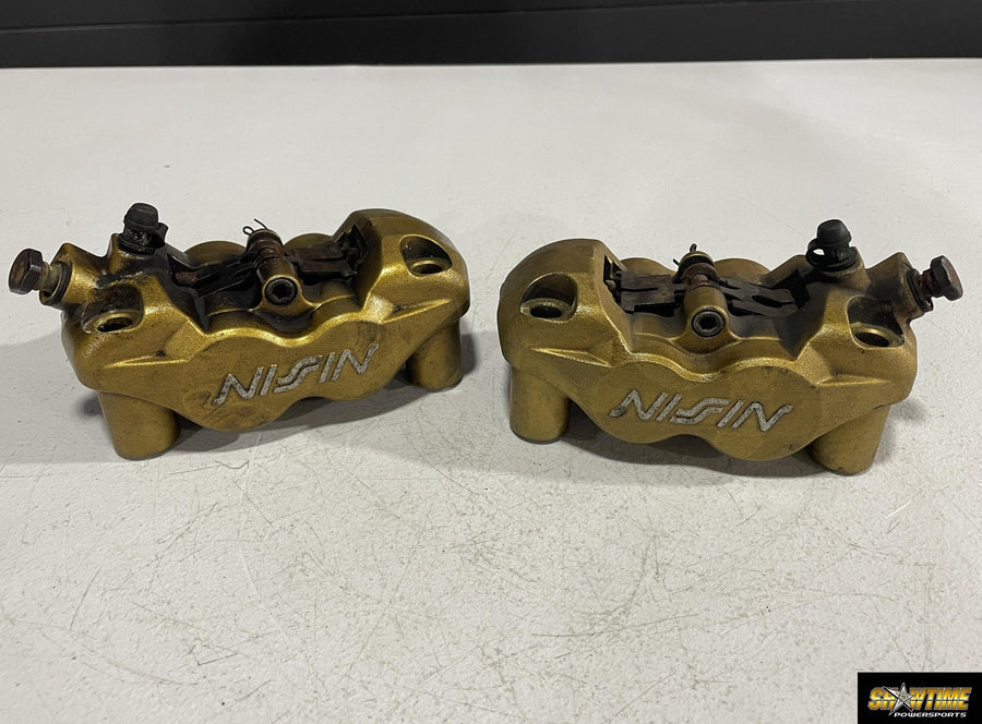 2006 TRIUMPH SPEED TRIPLE 1050 RIGHT LEFT FRONT BRAKE CALIPER SET PAIR CALIPERS
