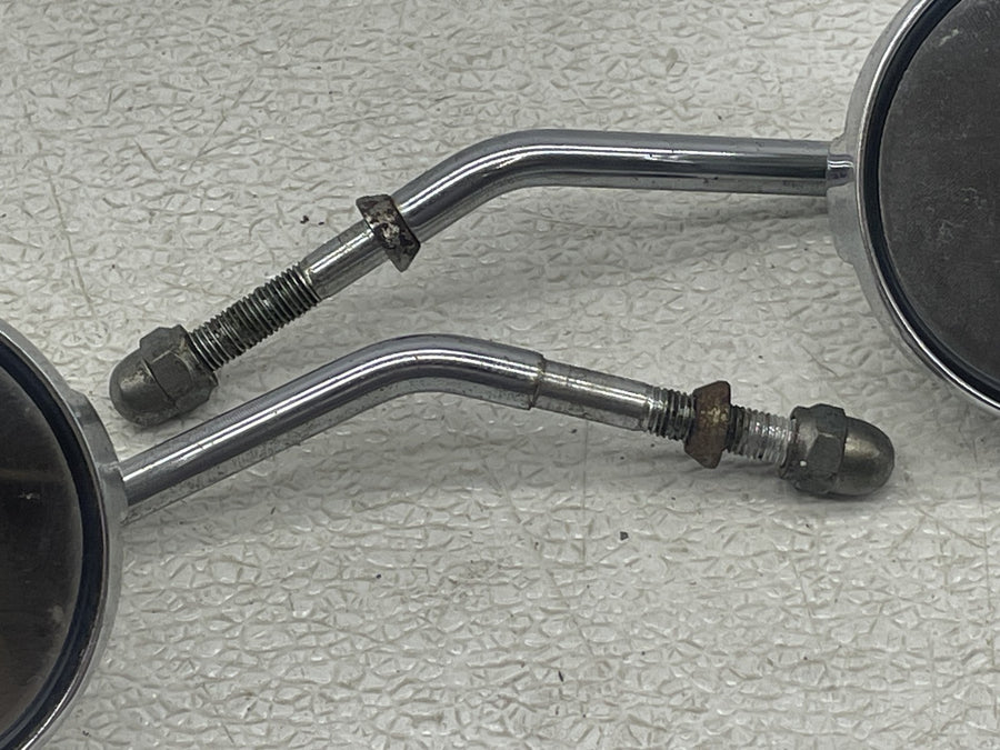 87-92 HARLEY-DAVIDSON LOW RIDER FXLR TEAR DROP REAR VIEW MIRROR SET PAIR MIRRORS