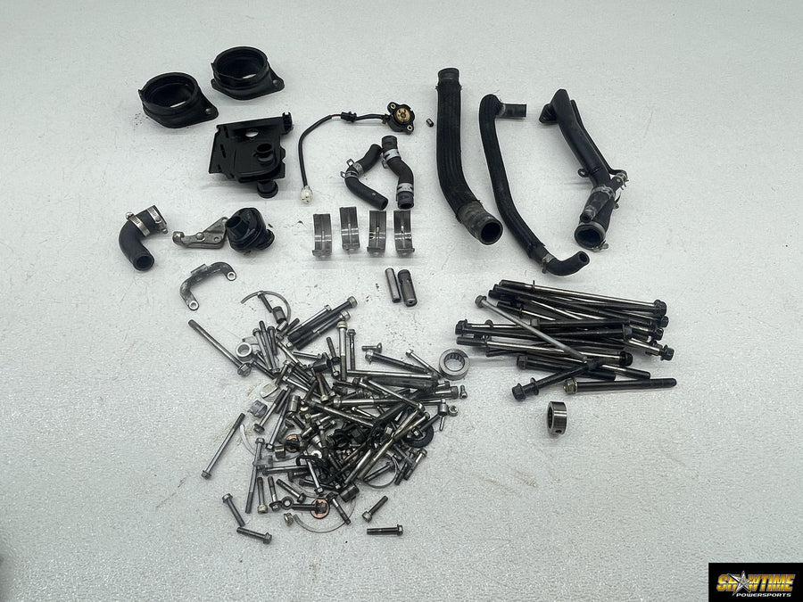 2012 SUZUKI BOULEVARD M109R ENGINE PARTS HARDWARE MANIFOLD BOLTS TUBES MOUNT