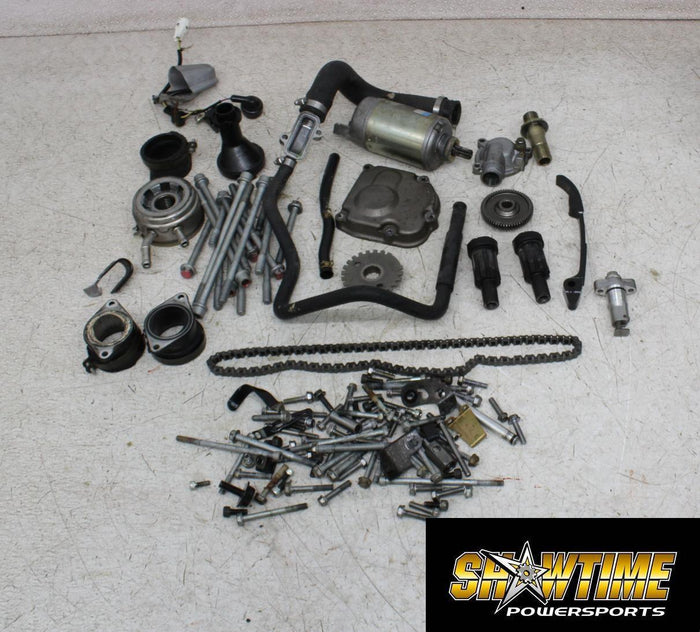 00-01 KAWASAKI NINJA ZX9R ZX9 ENGINE MOTOR PARTS HARDWARE BOLTS STARTER COVER