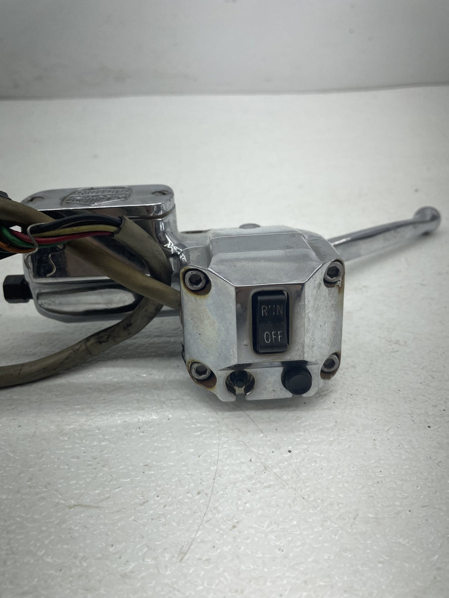 81 HARLEY-DAVIDSON TOUR GLIDE FLT FRONT BRAKE MASTER CYLINDER ON OFF KILL SWITCH
