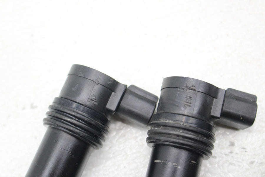 05 06 KAWASAKI NINJA ZX6R 636 IGNITION COILS COIL SPARK PLUG CAPS STICK SET