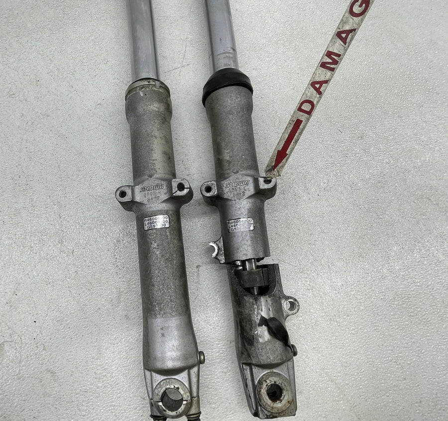 00-06 HARLEY-DAVIDSON SOFTAIL FXST FRONT FORKS SHOCK SUSPENSION SET PAIR