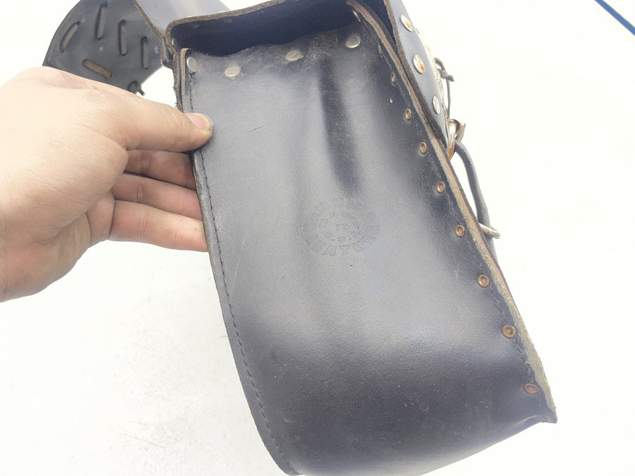 07-11 HARLEY-DAVIDSON SPORTSTER 1200 XL1200C LEATHER SADDLEBAGS SET PAIR