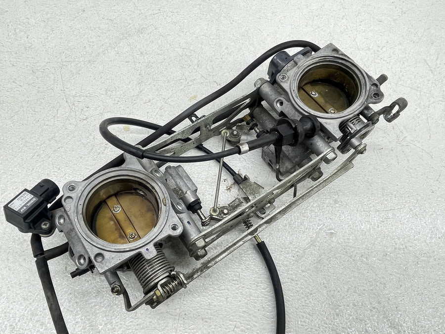 00-01 HONDA RVT1000R RC51 SP1 THROTTLE BODY BODIES TPS SENSOR