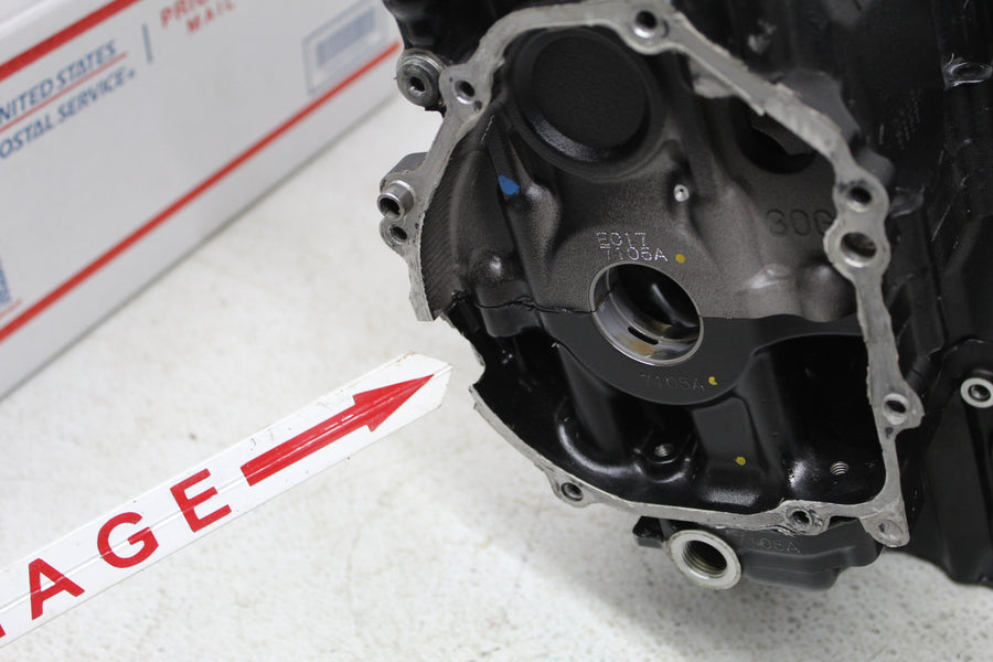 15-16 SUZUKI GSXS750 ENGINE MOTOR CRANKCASE CRANK CASES BLOCK