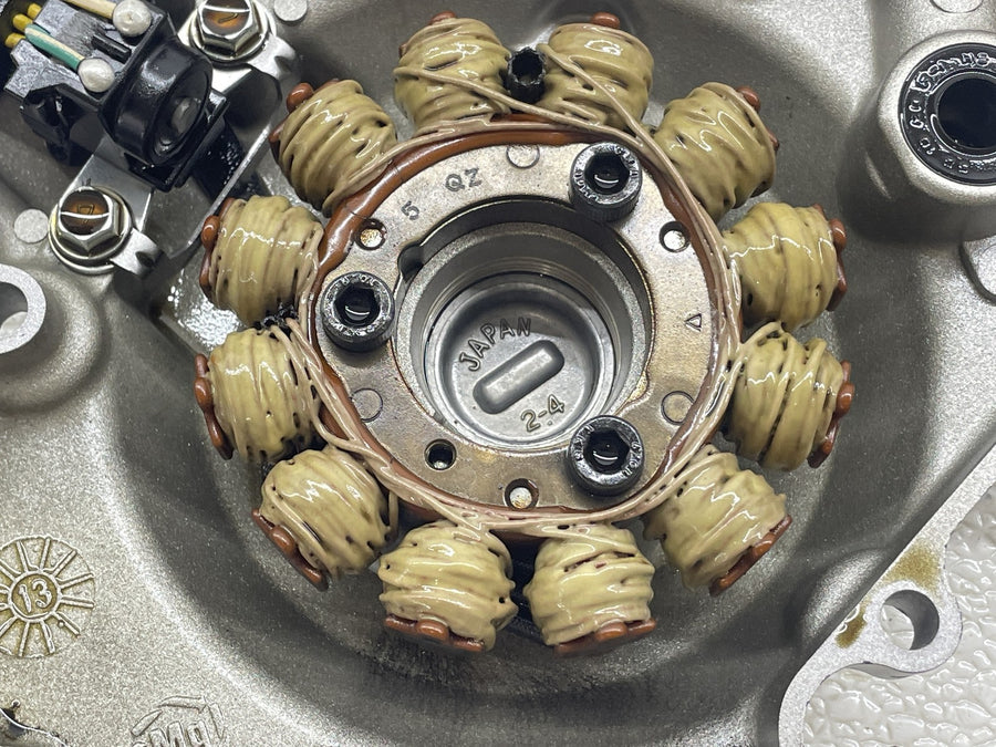 06-18 KAWASAKI KX450F KX450 STATOR MAGNETO ROTOR FLYWHEEL COVER ELECTRICS