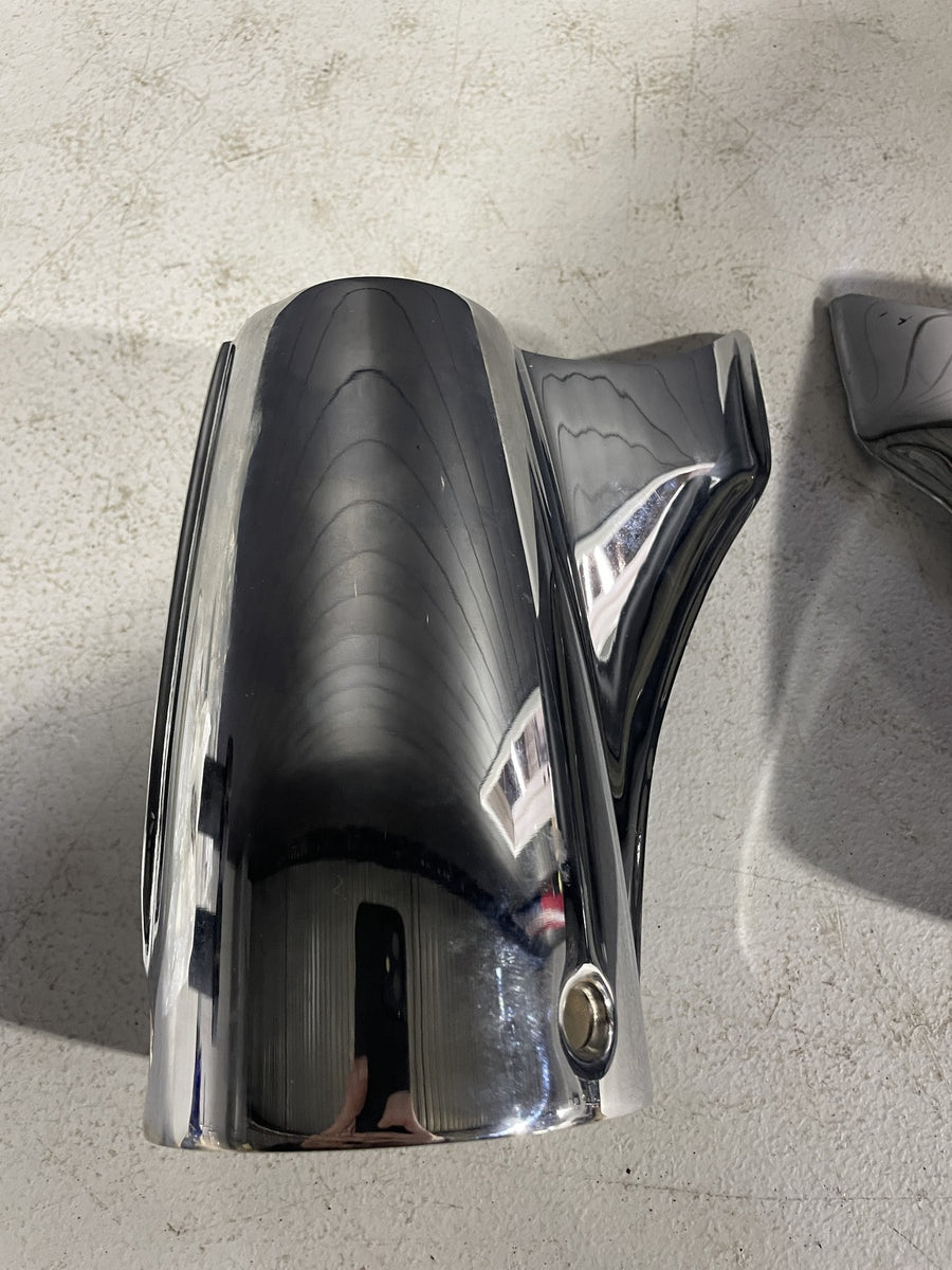 07-11 HARLEY-DAVIDSON ELECTRA GLIDE ROAD GLIDE ROAD KING FISHTAIL EXHAUST TIPS