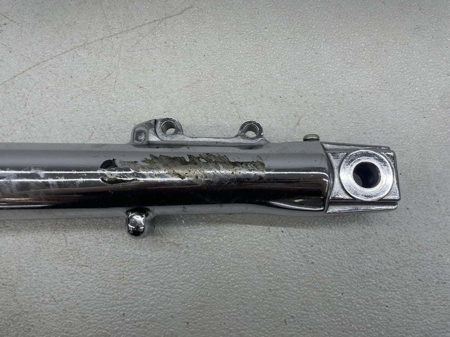 13 HARLEY-DAVIDSON ROAD GLIDE CVO CUSTOM FLTRXSE2 LEFT FRONT FORK SHOCK CHROME