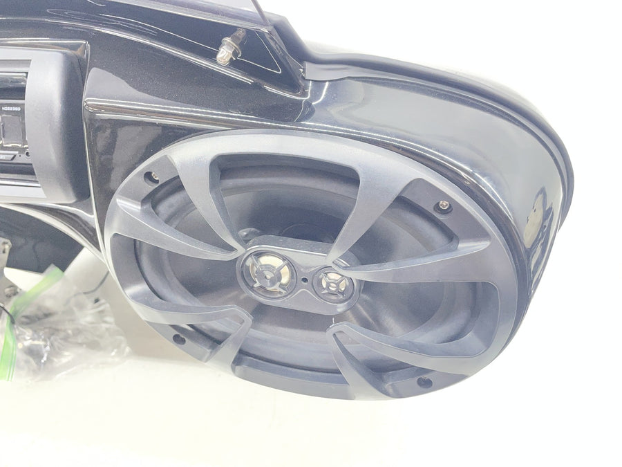 2012 SUZUKI BOULEVARD M109R LOADED FRONT UPPER FAIRING BATWING RADIO SPEAKERS