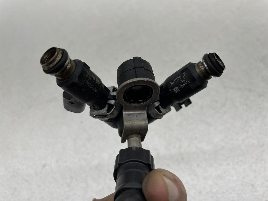 06-11 HARLEY-DAVIDSON DYNA STREET BOB FXDBI FUEL INJECTORS W/ RAIL