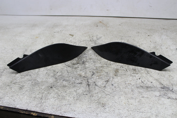 2008 KAWASAKI NINJA ZX6R ZX600P RIGHT LEFT GAS FUEL TANK PANELS COVERS TRIM SET