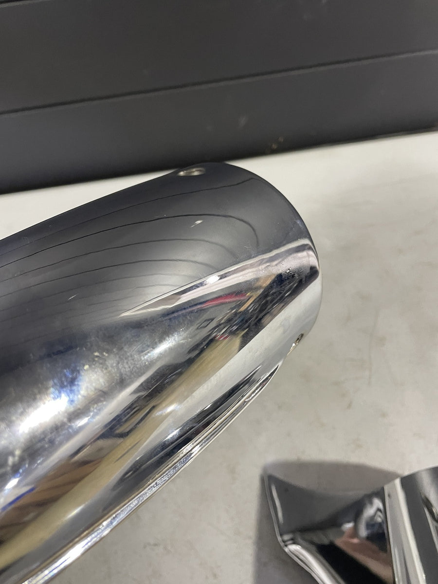 07-11 HARLEY-DAVIDSON ELECTRA GLIDE ROAD GLIDE ROAD KING FISHTAIL EXHAUST TIPS