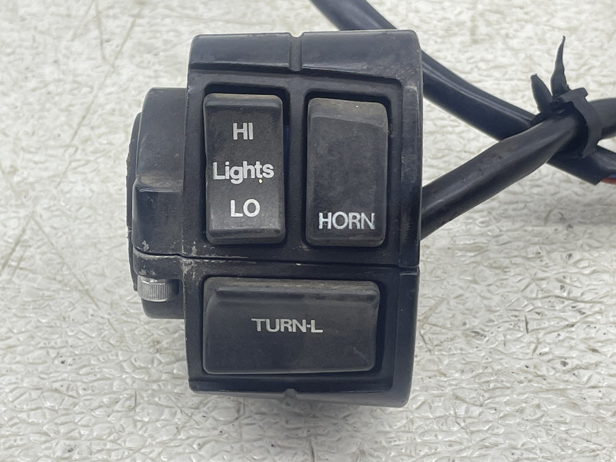 87-92 HARLEY-DAVIDSON LOW RIDER FXLR LEFT SWITCH CONTROL  HORN SIGNALS LIGHT