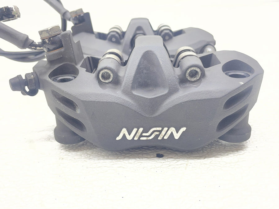 07-08 KAWASAKI NINJA ZX6R RIGHT LEFT FRONT BRAKE CALIPER SET PAIR CALIPERS
