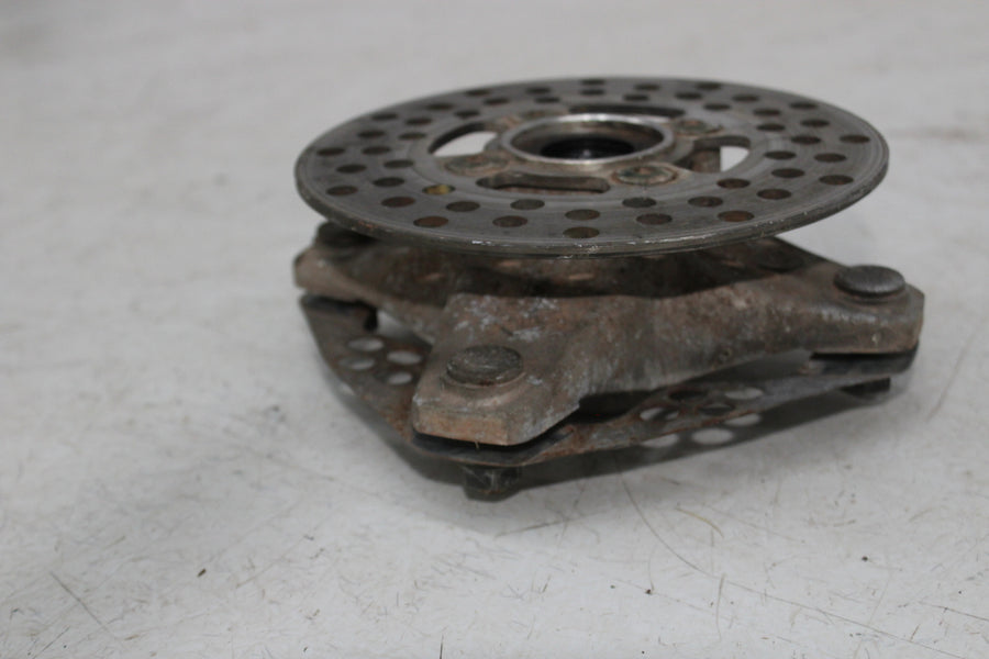 01-05 YAMAHA RAPTOR YFM 660 FRONT WHEEL LEFT HUB ROTOR SPINDLE