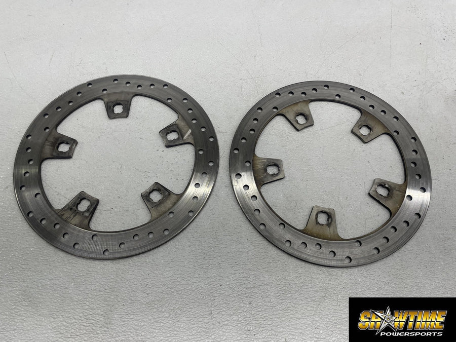 12-16 HARLEY-DAVIDSON STREET GLIDE FLHX FRONT LEFT RIGHT BRAKE ROTORS DISCS