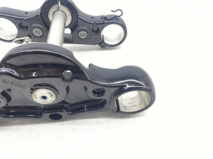 18-23 HARLEY-DAVIDSON STREET BOB FORK CLAMPS UPPER LOWER TRIPLE TREE SET