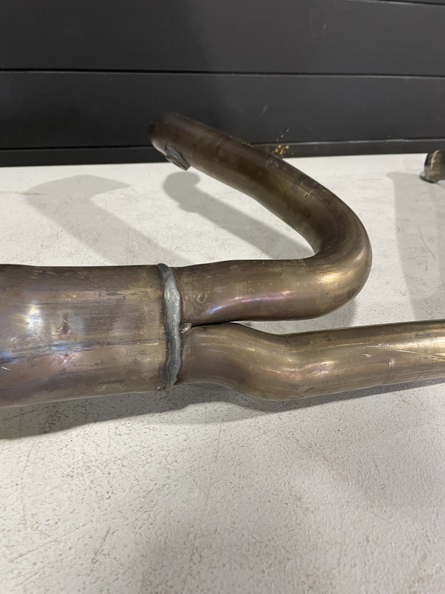 17-23 HARLEY-DAVIDSON STREET GLIDE FLHX EXHAUST HEADERS PIPES SHIELDS CROSSOVER