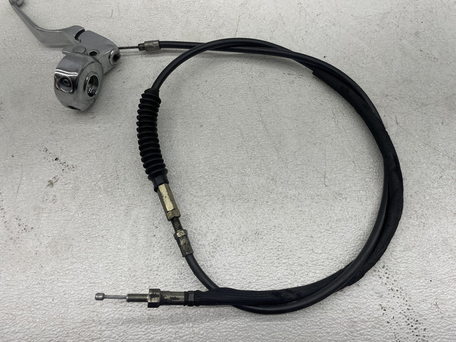00-05 HARLEY-DAVIDSON DYNA LOW RIDER FXDL CHROME CLUTCH PERCH LEVER W/ CABLE