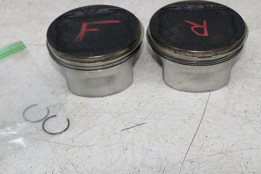 07 YAMAHA V STAR 1300 XVS1300 ENGINE FRONT REAR CYLINDERS PISTONS BLOCK (READ)