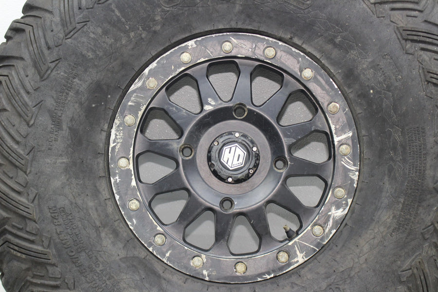 20-26 KAWASAKI TERYX KRX 1000 KRF 1000 HD BEADLOCK FRONT REAR WHEELS RIMS SET