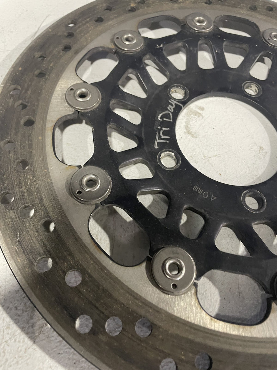 99-06 TRIUMPH DAYTONA 955I FRONT LEFT RIGHT BRAKE ROTORS DISCS